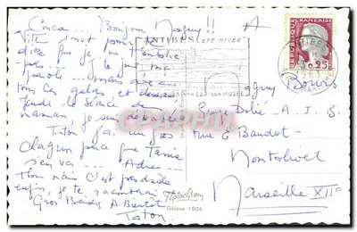 Scimpanzé in abito da signora che gioca a carte — editore Photoclichom, n°1806 — Verso