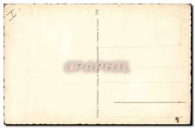 Bilhete postal moderno Macaco — Verso