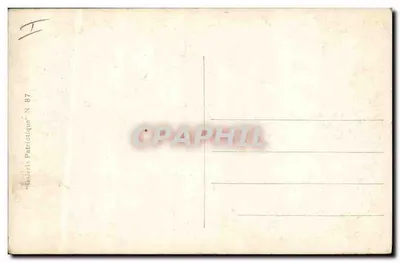 アンティーク絵葉書 ミリタリア コンピエーニュ 石造りの橋がフランス軍によって破壊されたもの — 裏面