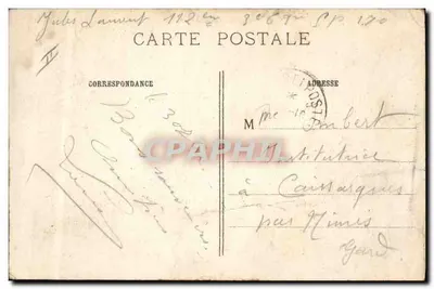 トリルポート — フランス軍によって破壊された橋 — J. クールシエ、パリ・ル・シモン＝ル＝フランス通り — 裏面