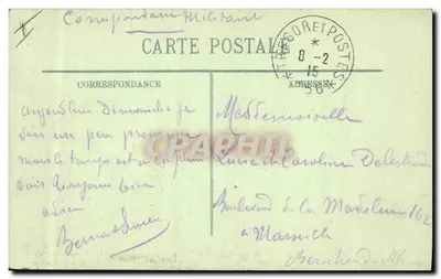 ラグニー — 鉄橋の破片 — 1914年9月3日、ドイツ軍が接近する中、フランス工兵がマーン川の橋を爆破した — Edit. E. R. T. ソルニ＝ラグニー — 裏面