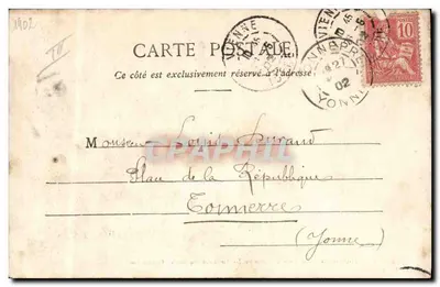 Vienne - Manœuvres de Pontage sur le Rhône par les Régiments du Génie - Dislocation - E. B. F., édit. — Verso