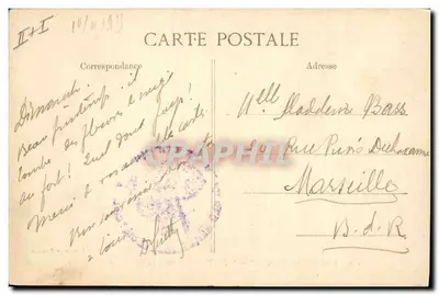 Cruiser 'Justice' — Marinha Nacional — Para as Senhoras da França — Verso