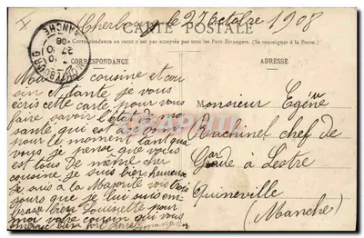 Le Jemmapes, Cuirassé Garde-Côtes — Coleção P. B., Cherbourg — Verso