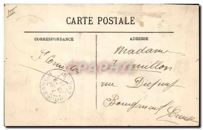 Cruiser de 1ª Classe 'Jules Ferry' — Marinha de Guerra — editor LL, n°74 — Verso