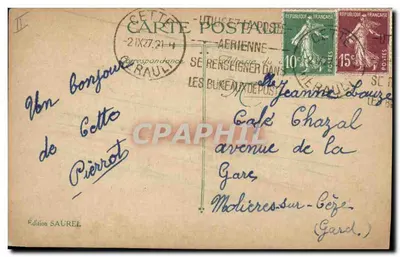 O Kléber, cruzador de 1° classe — Edição SAUREL, n° 3150 — Verso