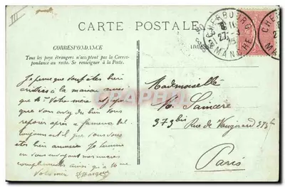 Le Kleber — Krążownik pancerny pierwszej klasy — kolekcja F. B. Cherbourgo — Rewers