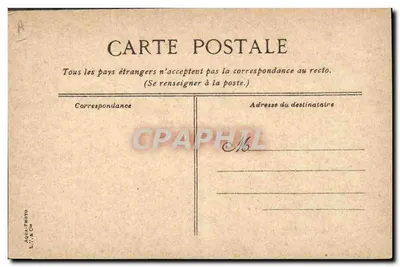 Franse marine. Het Kléber, kruiser van de eerste klasse — uitgever L. Vercel — Achterkant