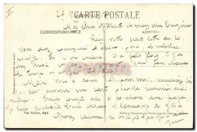 Mała Alzacka — Série 531 — Édition Chadorpe, Faubourg de France, Belfort — Rewers