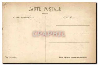 Mała Alzacka — seria 531 — wydawnictwo Chadourne, Faubourg de France, Belfort — Rewers
