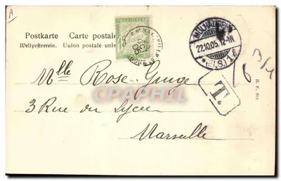 Elsässerin — Alsacienne — éditeur : Deutsches Reich — Verso