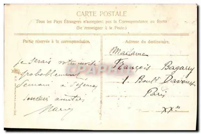 Mazzo di fiori blu — Pasqua — editore non visibile — Verso