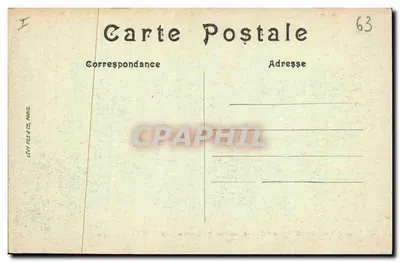 La Bourboule — A queda no Barrage e a Usina Elétrica — LL — Verso