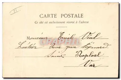 Linguaggio dei Fiori — Viola, Modestia, Merito nascosto — Fototipia A. Bergeret & Cie, Nancy — Verso