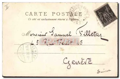 Lilie polowe — Wydawca Raphaël Tuck & Fils, seria 58 — Rewers