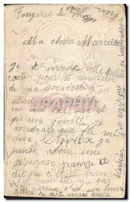 Mazzo di rose — Buon anno — cartolina d'epoca — Verso
