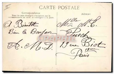 Pogrzeb Pana de Châteaubrianda na Rocher du grand Bé — Saint-Malo — Wydawca E.D. — Rewers