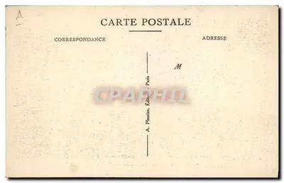 Cámara de los Fallecidos — París-Montmartre — n° 3 — Editor A. Plantier — Reverso