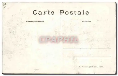 Funérailles de M. Chauchard (10 juin 1909) — Le Corbilland rue Royale — C.M. — Verso