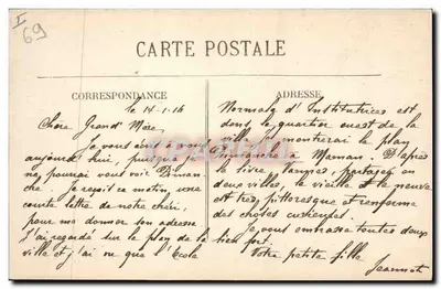 LYON — Parque da Tête-d'Or — Os Cisnes — E.R. n°84 — Verso