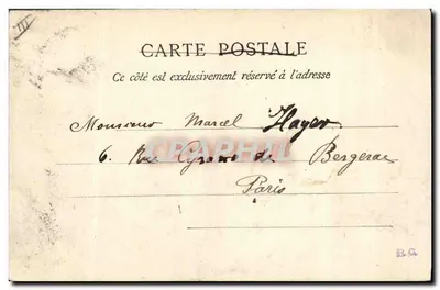 Cherbourg — O Porto Militar e o Arsenal Marítimo — Traseiro do « Kleber » — La C. P. A. Paris, n°47 — Verso