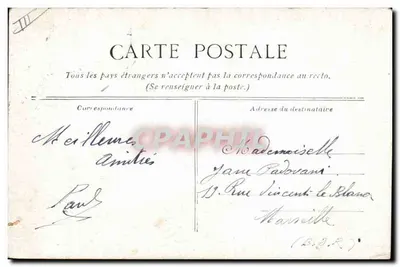 Het Kléber, eerste klasse kruiser — Franse marine — uitgever A0 — Achterkant