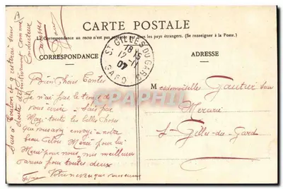 Il « Kléber », issa bandiera del Ministro della Marina — A. Bougault n°485 — Verso