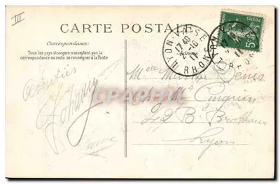 Cruzador "Liberté" — destruído na enseada de Toulon por explosão em 25 de setembro de 1911 — editor ELD n°1976 — Verso