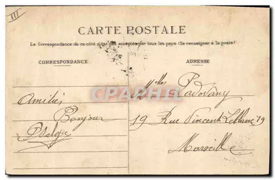 «Liberté», pancernik eskadry 15 000 ton — A. Bougault, n° 411 — Rewers