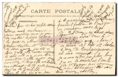 Foresta di Saint-Fargeau (Yonne) — Musica e Bottone — Machavoine, editore-fotografo a Saint-Fargeau — Verso