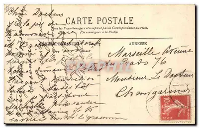 Femme en costume alsacien — Type d'Alsaciennes — éditeur LL. n°81 — Verso
