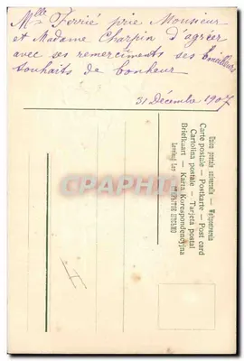 Flores — Anémonas rosas e violetas — União Postal Universal, n° 176708 — Verso