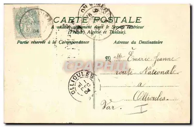 Lilies and forget-me-nots — A la hâte, un bon souvenir — Sabine P. — Verso