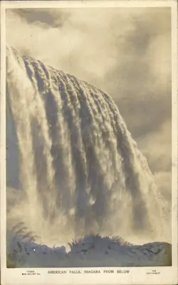 American Falls, Niagara from Below — Taber Bas-Relief Co. n° 456