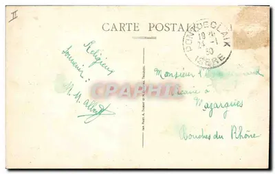 Ponte de-Claix — Usina Hidroelétrica Drac-Romanche — Verso