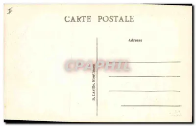 Vale da Sicoule — Barragem dos Fades — Vista geral — B. Laville, Montluçon — Verso