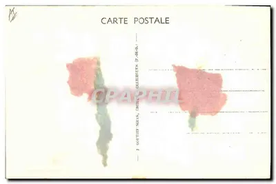 Pejzaż panoramiczny z elektrownią hydroelektryczną i zaporem Fades — droga do Saint-Priest des Champs — G. D'O. - 1595 L'Auvergne — Rewers