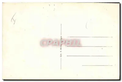 Barragem de Eguzon (Indre) — A margem esquerda e a Vedette — Edit. F. Milley, n° TW 5148 — Verso