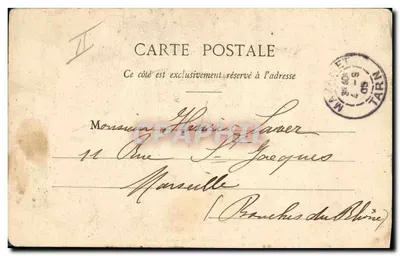 O Natal do Menino Limpador de Chaminés — Éditions de la Carte Postale, n°1 — Verso
