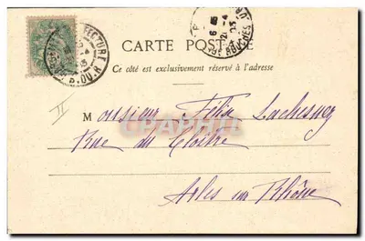 Le Petit Cyrano — Fototipia A. Bergeret et Cie, Marsiglia — n°3 — Verso