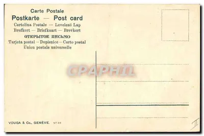 Kersbloemen — Uitgever Vouga & Co. — N° 58 — Achterkant