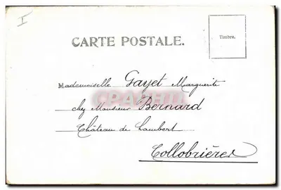 Arranjo de crisântemos — Marselha — editor anônimo, n°398 — Verso