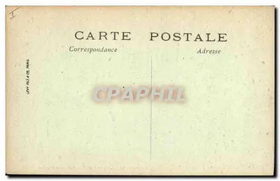 Nantes — O Túmulo do Geral Lamoricière — editor Lévy Frères & Cie, Paris — Verso