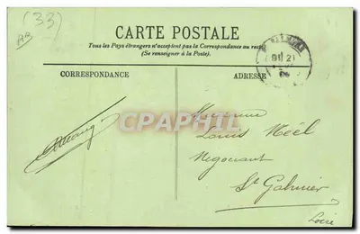 Bordeaux — Funerali del Cardinale Lecot — La Maîtrise della Cattedrale che esegue un coro piazza della Comédie — Michel e Forgeot, editore — Verso