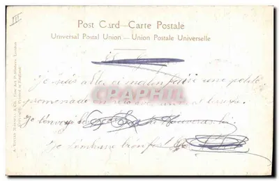 Pato — desenho humorístico — A. Vivian Messell & Co. n° III — Verso