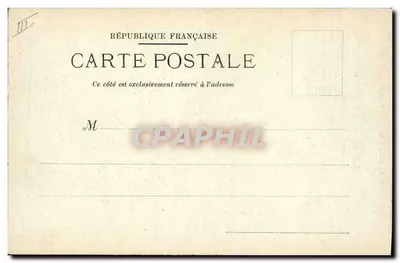 Le Lepanto — statek wojenny na przystani — Wyd. T.B. Barès, Nice — Rewers
