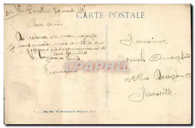 El "LÉON-GAMBETTA" hundido — crucero blindado — Editor ELD, n° 283 — Reverso