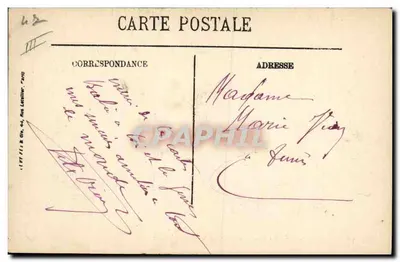 Marine de guerre — Le "Léon Gambetta" — LL. — N° 74 — Rewers