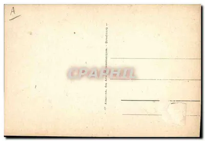 Wnętrze z Alzasku — trzy kobiety w tradycyjnych strojach tkały — wydawca: (4e) Alsacien des Arts Photomécaniques, Strasbourg — n° 108 — Rewers