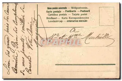 Arranjo de flores — Lembrete doce — Cartão postal universal — Verso